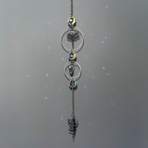 Handmade Fairy Dragonfly Crystal Suncatcher